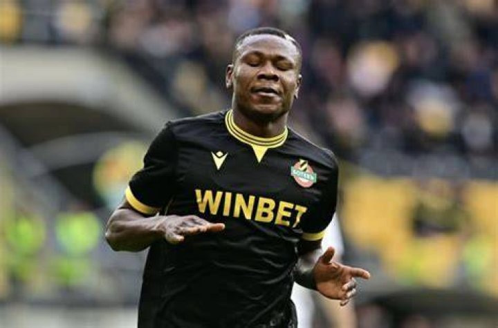 Samuel Kalu celebrates his late point-saver for Bordeaux in a 3-3 draw but the match was overshadowed by earlier violence